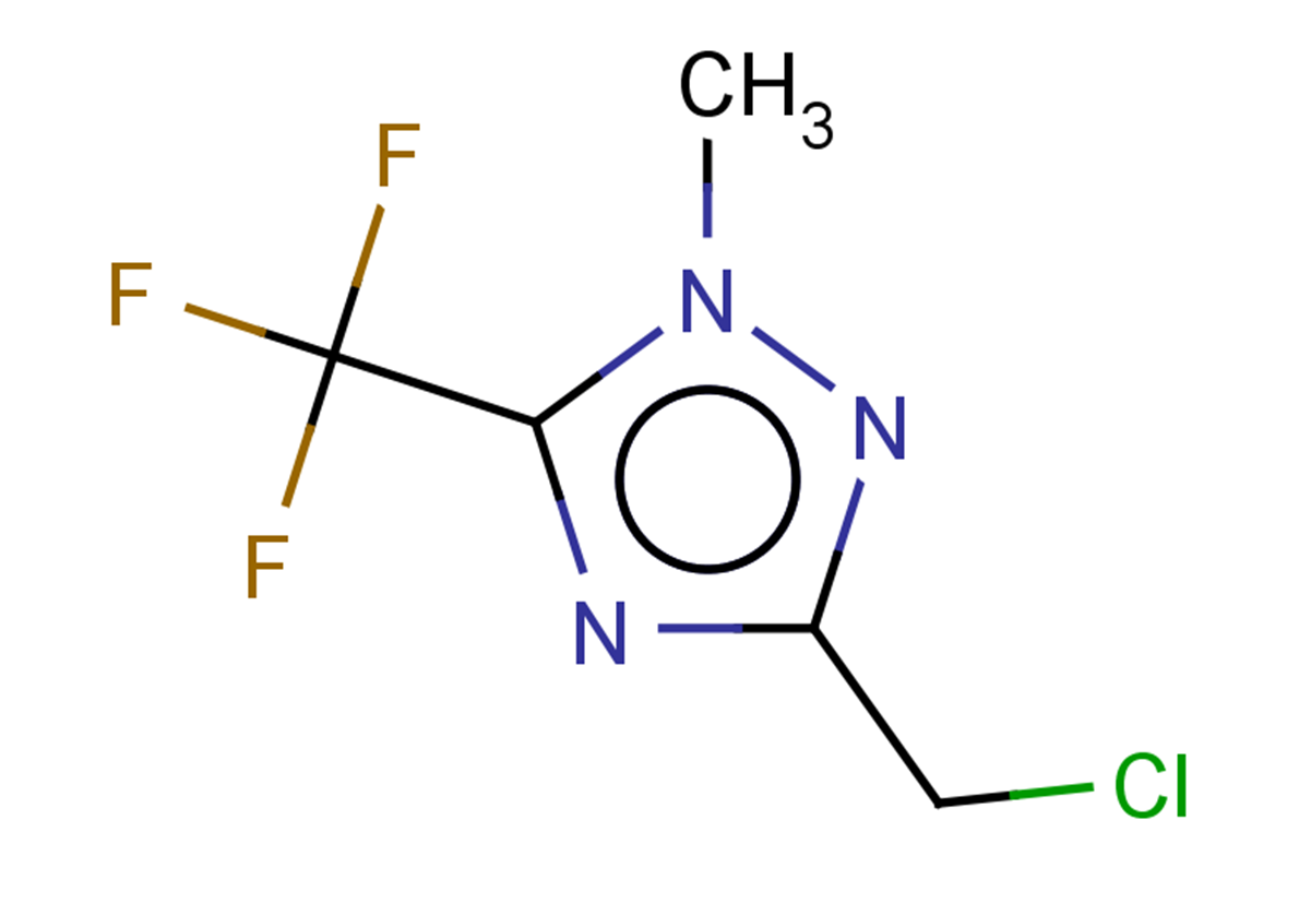 3-(chloromethyl)-1-methyl-5-(trifluoromethyl)-1H-1,2,4-triazole