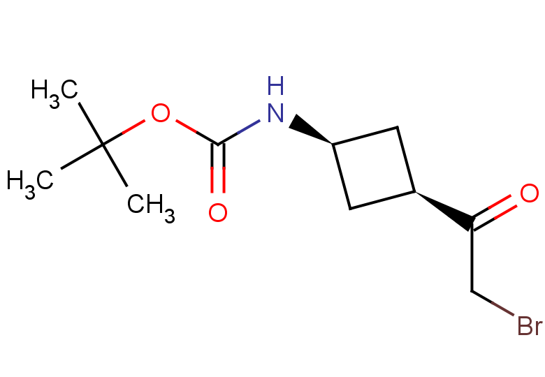 tert-butyl N-[3-(2-bromoacetyl)cyclobutyl]carbamate