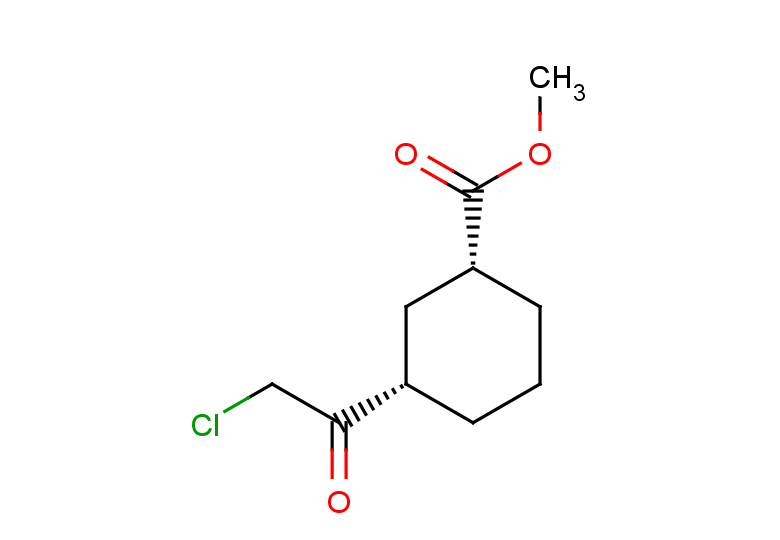 methyl (1R,3S)-3-(2-chloroacetyl)cyclohexane-1-carboxylate