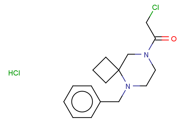 1-{5-benzyl-5,8-diazaspiro[3.5]nonan-8-yl}-2-chloroethan-1-one hydrochloride