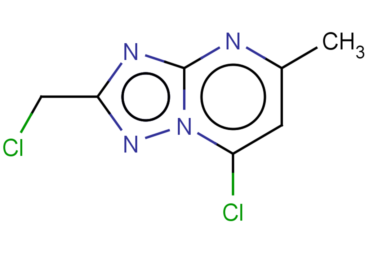 7-chloro-2-(chloromethyl)-5-methyl-[1,2,4]triazolo[1,5-a]pyrimidine