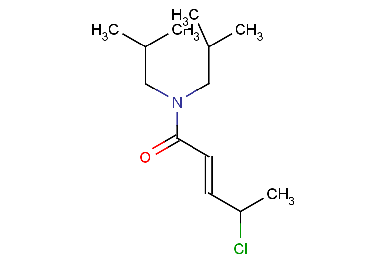 (2E)-4-chloro-N,N-bis(2-methylpropyl)pent-2-enamide