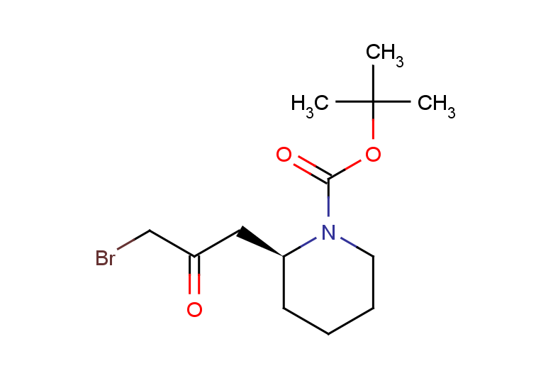 tert-butyl (2S)-2-(3-bromo-2-oxopropyl)piperidine-1-carboxylate