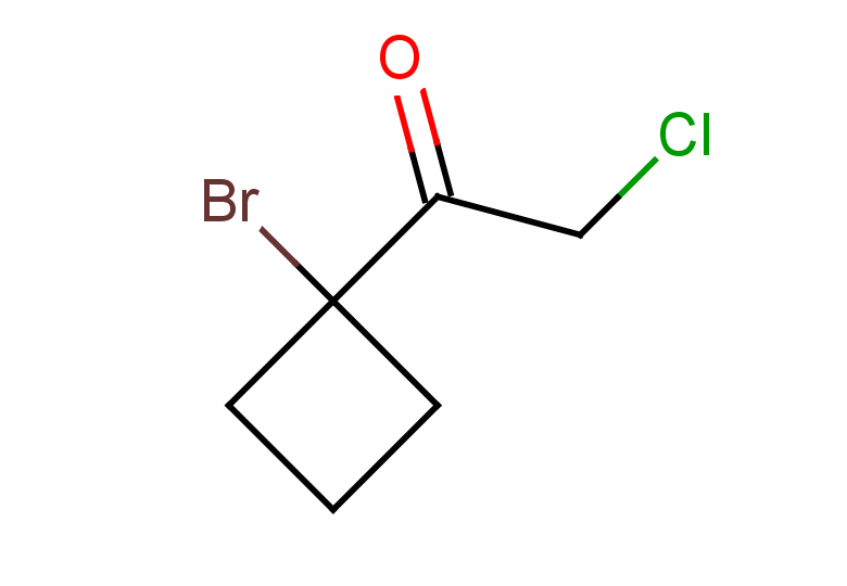 1-(1-bromocyclobutyl)-2-chloroethan-1-one