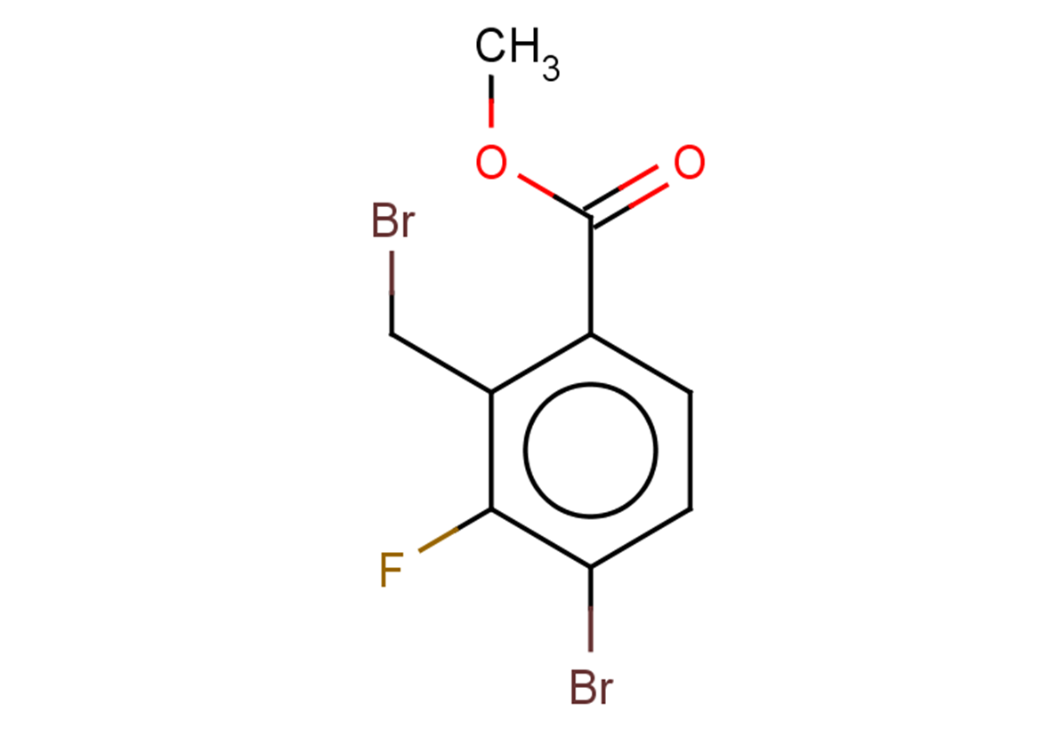 methyl 4-bromo-2-(bromomethyl)-3-fluorobenzoate