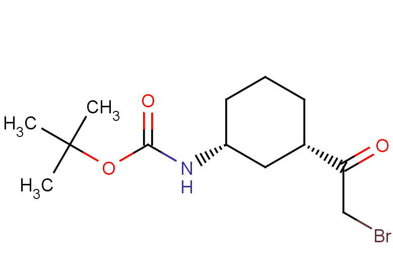 tert-butyl N-[(1R,3S)-3-(2-bromoacetyl)cyclohexyl]carbamate