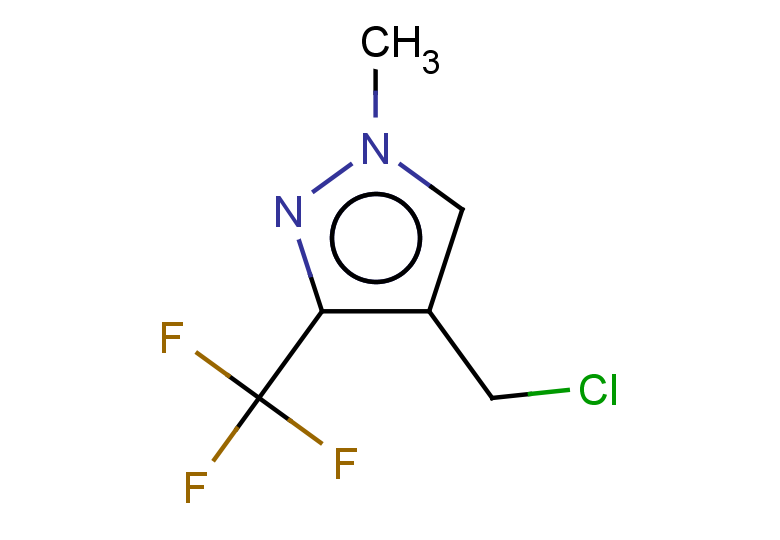4-(chloromethyl)-1-methyl-3-(trifluoromethyl)-1H-pyrazole