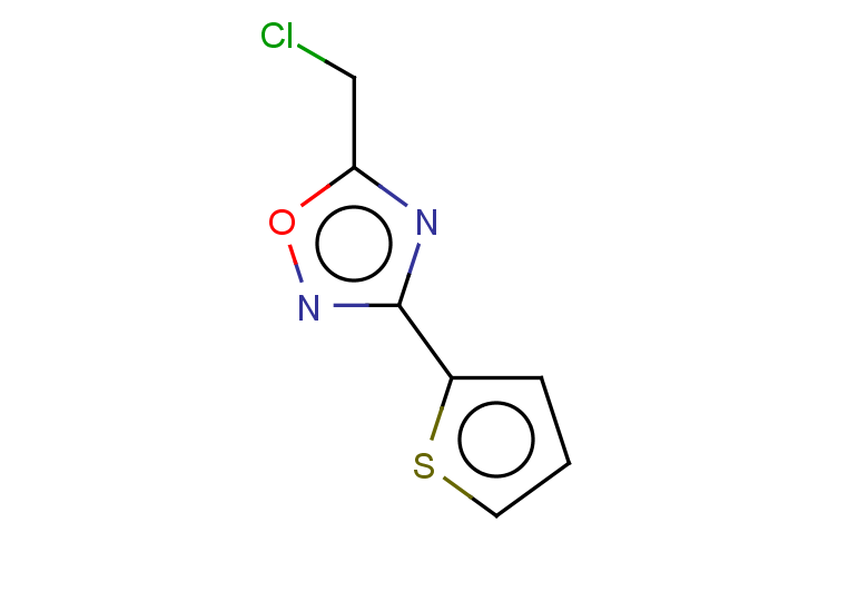 5-(chloromethyl)-3-(thiophen-2-yl)-1,2,4-oxadiazole