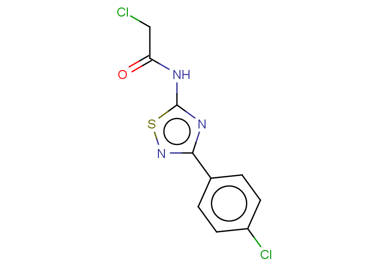 2-chloro-N-[3-(4-chlorophenyl)-1,2,4-thiadiazol-5-yl]acetamide