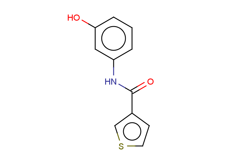 N-(3-hydroxyphenyl)thiophene-3-carboxamide