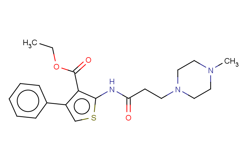 ethyl 2-[3-(4-methylpiperazin-1-yl)propanamido]-4-phenylthiophene-3-carboxylate