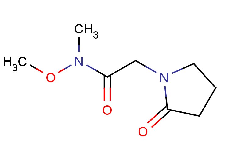 N-methoxy-N-methyl-2-(2-oxopyrrolidin-1-yl)acetamide
