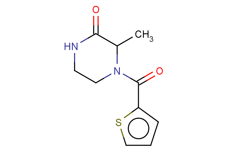 3-methyl-4-(thiophene-2-carbonyl)piperazin-2-one
