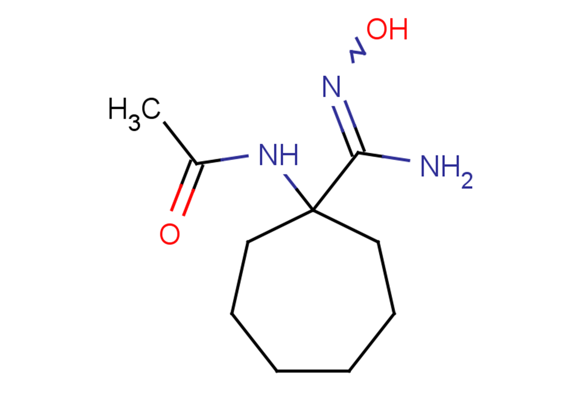 N-[1-(N'-hydroxycarbamimidoyl)cycloheptyl]acetamide