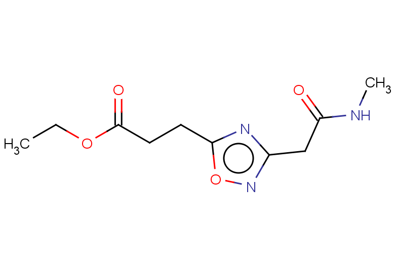 ethyl 3-{3-[(methylcarbamoyl)methyl]-1,2,4-oxadiazol-5-yl}propanoate