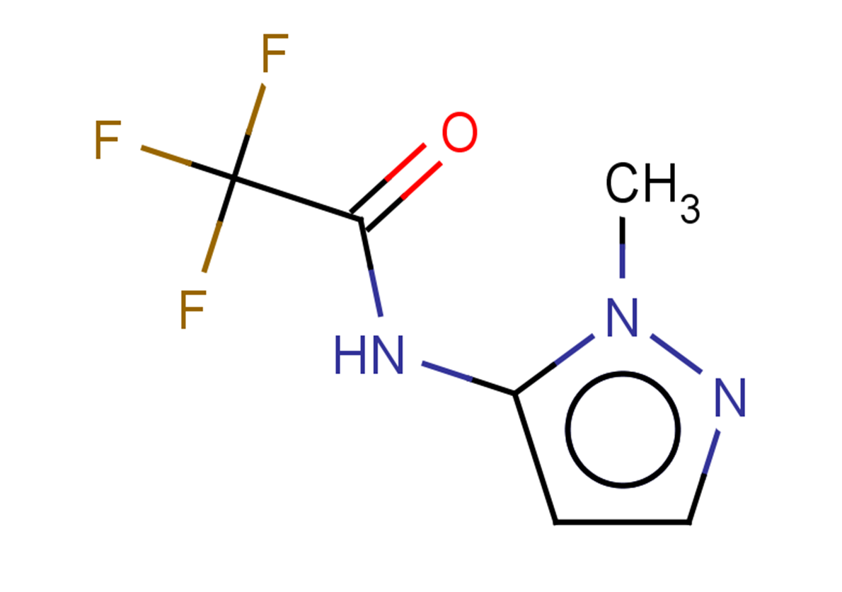 2,2,2-trifluoro-N-(1-methyl-1H-pyrazol-5-yl)acetamide