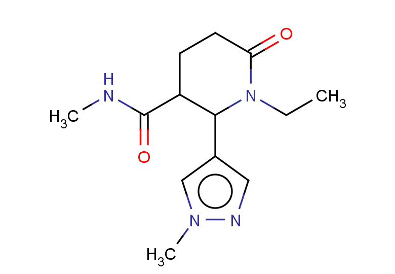 1-ethyl-N-methyl-2-(1-methyl-1H-pyrazol-4-yl)-6-oxopiperidine-3-carboxamide