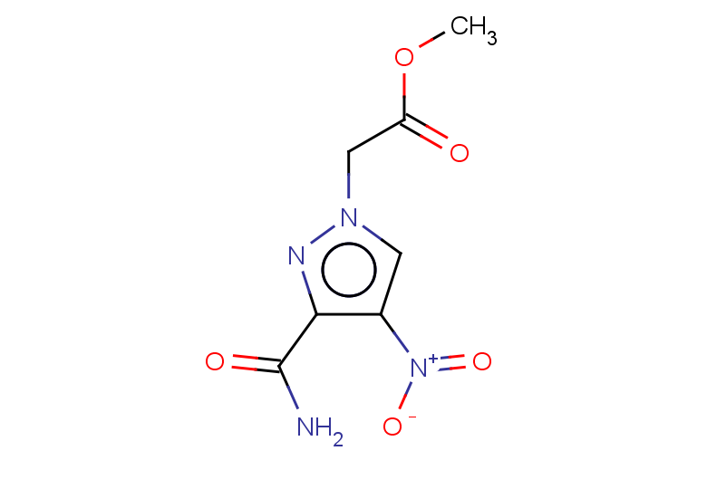 methyl 2-(3-carbamoyl-4-nitro-1H-pyrazol-1-yl)acetate