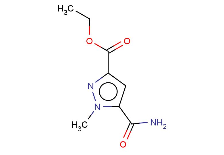 1H-PYRAZOLE-3-CARBOXYLIC ACID,5-(AMINOCARBONYL)-1-METHYL-,ETHYL ESTER