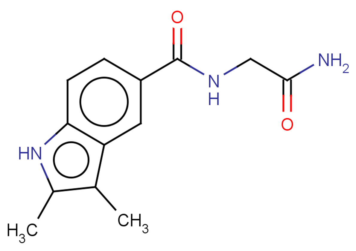 2-[(2,3-dimethyl-1H-indol-5-yl)formamido]acetamide