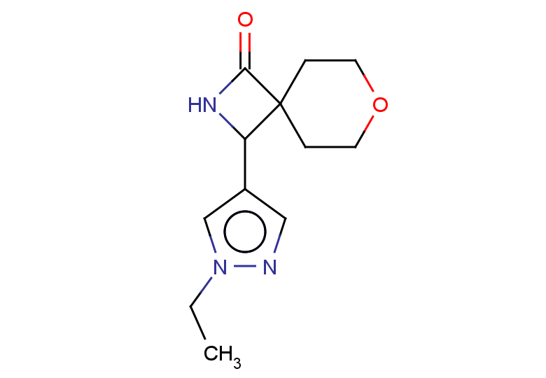 3-(1-ethyl-1H-pyrazol-4-yl)-7-oxa-2-azaspiro[3.5]nonan-1-one
