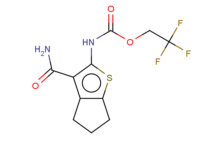 2,2,2-trifluoroethyl N-{3-carbamoyl-4H,5H,6H-cyclopenta[b]thiophen-2-yl}carbamate