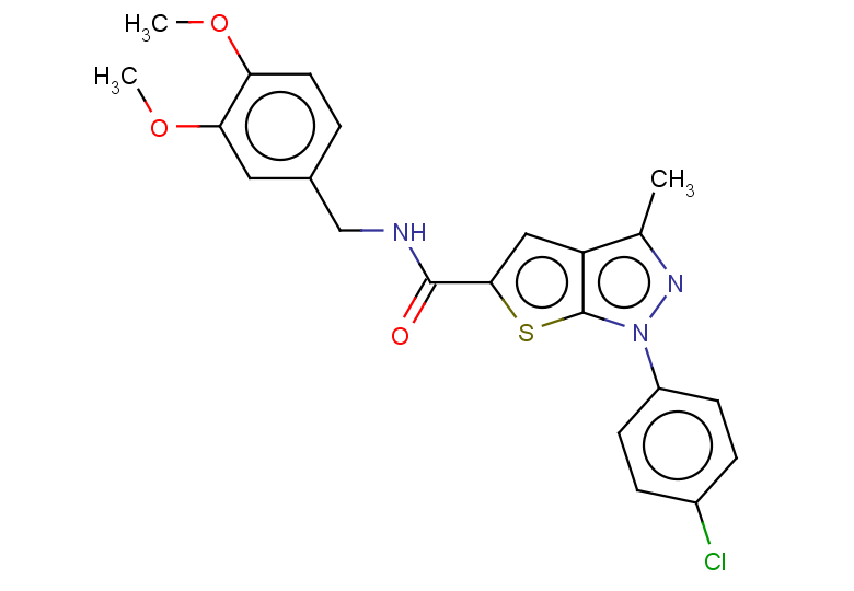 1-(4-chlorophenyl)-N-[(3,4-dimethoxyphenyl)methyl]-3-methyl-1H-thieno[2,3-c]pyrazole-5-carboxamide