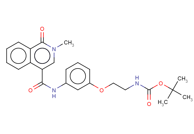 tert-butyl N-{2-[3-(2-methyl-1-oxo-1,2-dihydroisoquinoline-4-amido)phenoxy]ethyl}carbamate