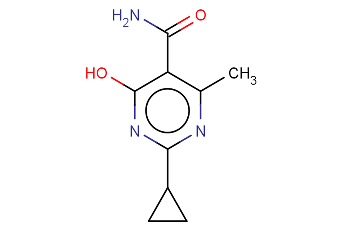 2-cyclopropyl-4-hydroxy-6-methylpyrimidine-5-carboxamide