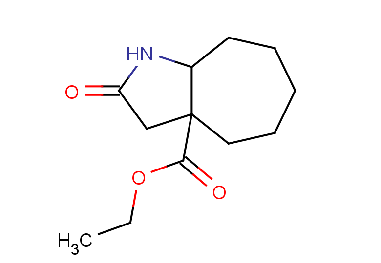 ethyl 2-oxo-decahydrocyclohepta[b]pyrrole-3a-carboxylate