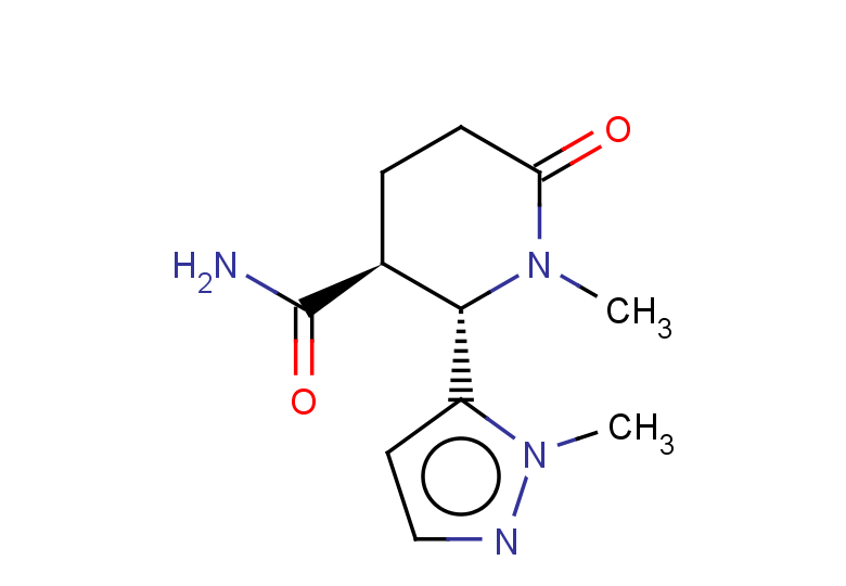 rac-(2R,3R)-1-methyl-2-(1-methyl-1H-pyrazol-5-yl)-6-oxopiperidine-3-carboxamide, trans