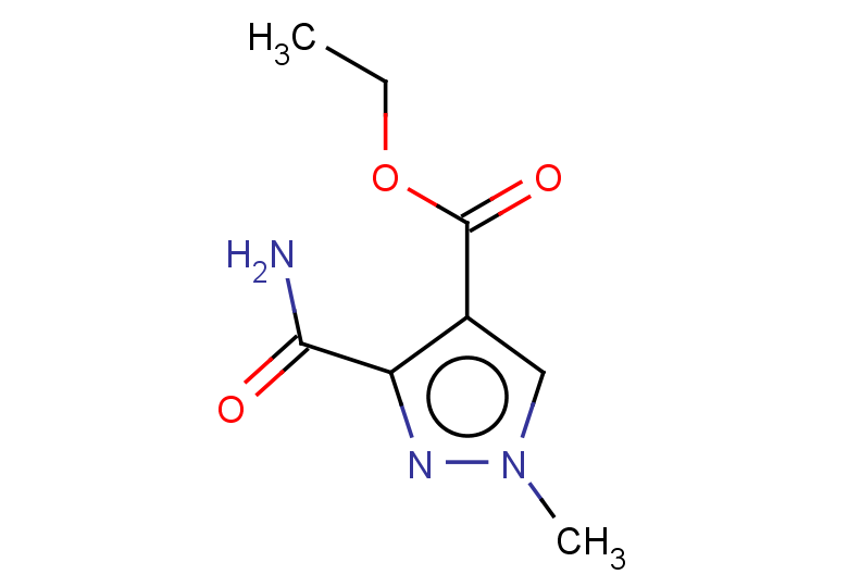 3-CARBAMOYL-1-METHYL-1H-PYRAZOLE-4-CARBOXYLIC ACID ETHYL ESTER