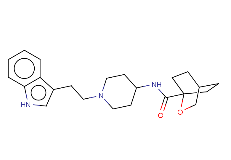 N-{1-[2-(1H-indol-3-yl)ethyl]piperidin-4-yl}-2-oxabicyclo[2.2.2]octane-1-carboxamide