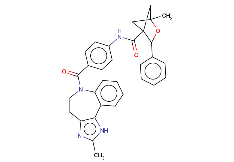 1-methyl-N-[4-({4-methyl-3,5,9-triazatricyclo[8.4.0.0^{2,6}]tetradeca-1(14),2(6),4,10,12-pentaen-9-yl}carbonyl)phenyl]-3-phenyl-2-oxabicyclo[2.1.1]hexane-4-carboxamide