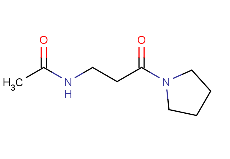 N-[3-oxo-3-(pyrrolidin-1-yl)propyl]acetamide