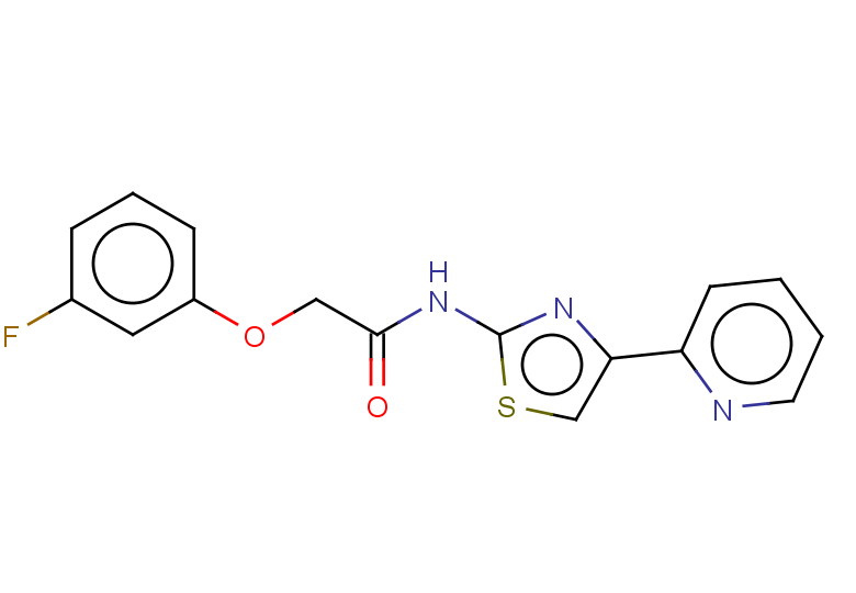 2-(3-fluorophenoxy)-N-[4-(pyridin-2-yl)-1,3-thiazol-2-yl]acetamide