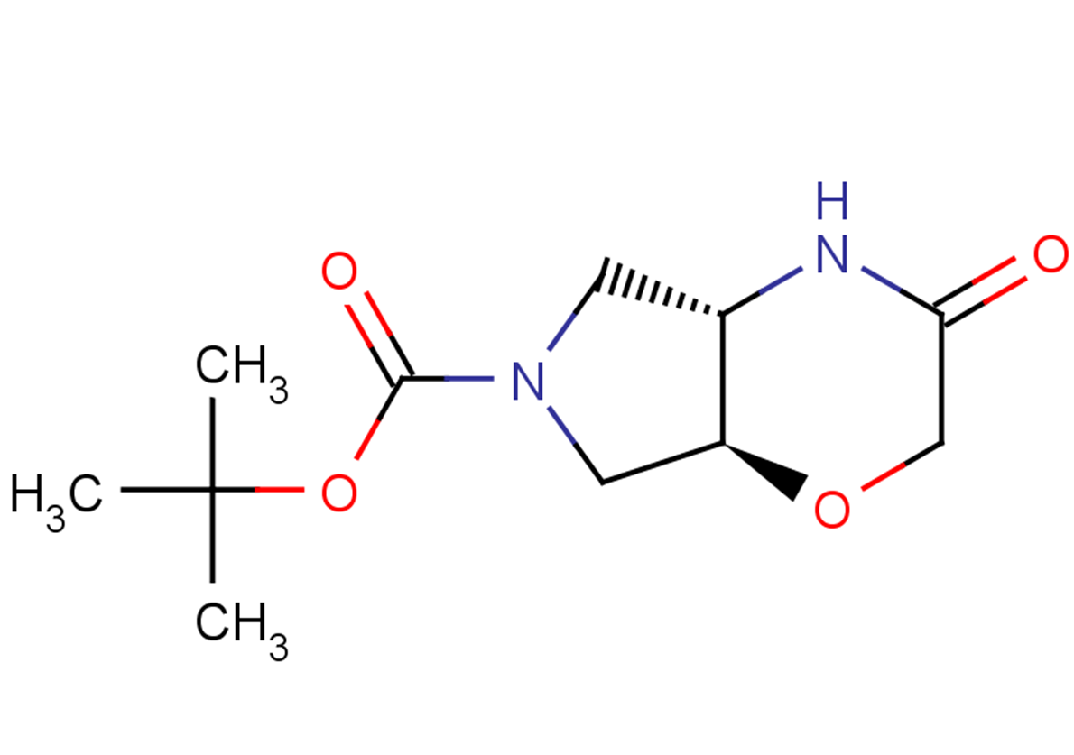 rac-tert-butyl (4aR,7aR)-3-oxo-octahydropyrrolo[3,4-b]morpholine-6-carboxylate