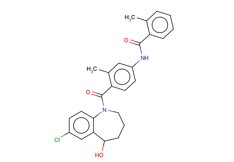 N-{4-[(7-chloro-5-hydroxy-2,3,4,5-tetrahydro-1H-1-benzazepin-1-yl)carbonyl]-3-methylphenyl}-2-methylbenzamide
