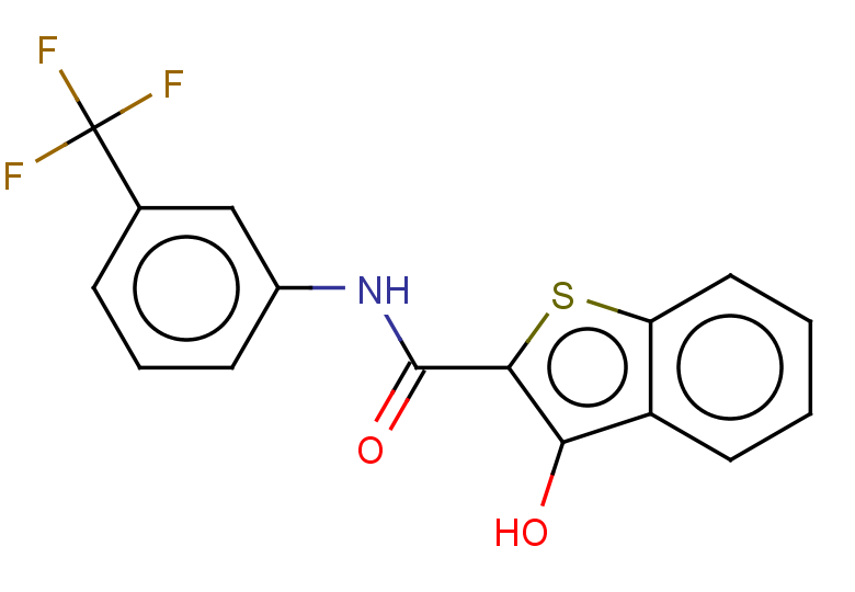 3-hydroxy-N-[3-(trifluoromethyl)phenyl]-1-benzothiophene-2-carboxamide