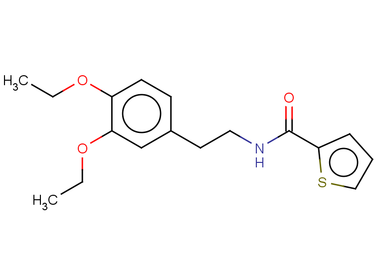 N-[2-(3,4-diethoxyphenyl)ethyl]thiophene-2-carboxamide