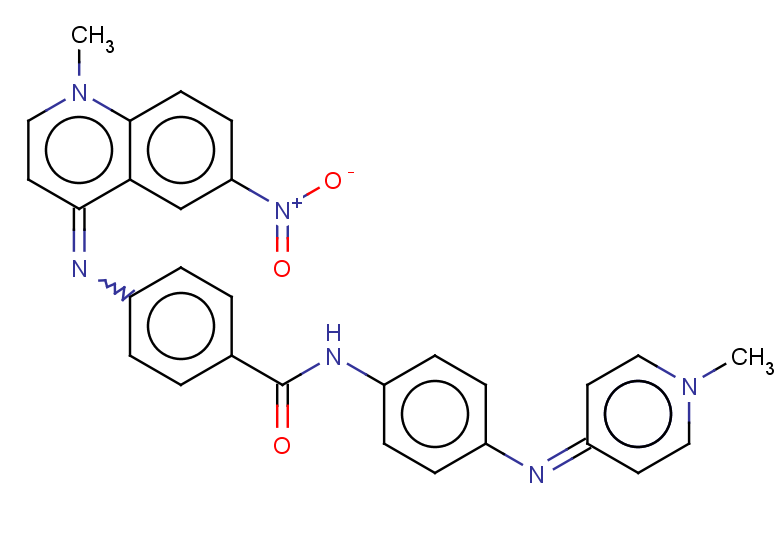 N-{4-[(1-methyl-1,4-dihydropyridin-4-ylidene)amino]phenyl}-4-[(1-methyl-6-nitro-1,4-dihydroquinolin-4-ylidene)amino]benzamide