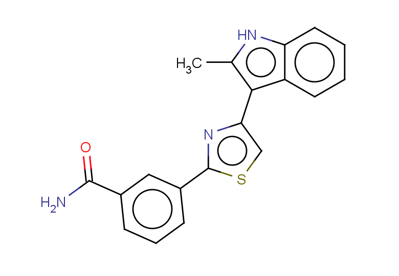 3-[4-(2-methyl-1H-indol-3-yl)-1,3-thiazol-2-yl]benzamide