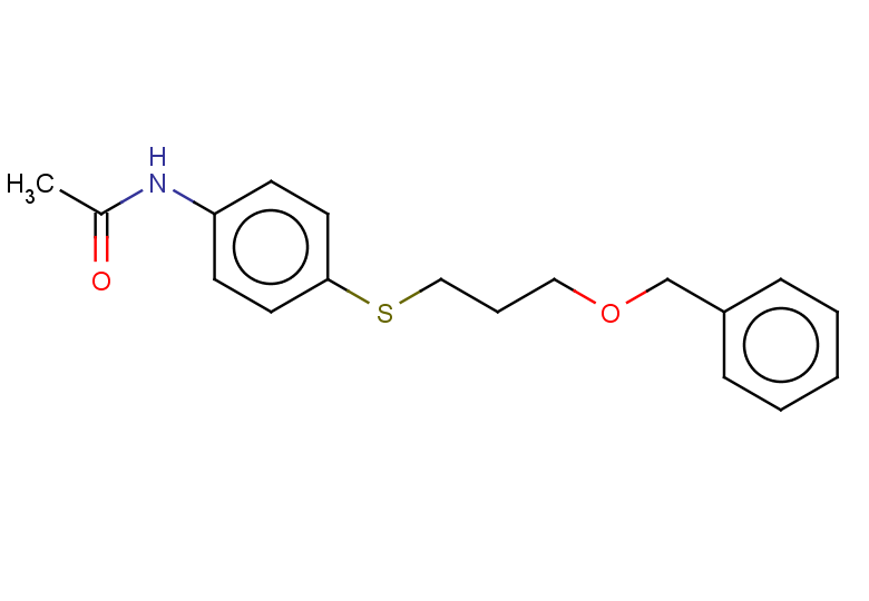 N-(4-{[3-(benzyloxy)propyl]sulfanyl}phenyl)acetamide
