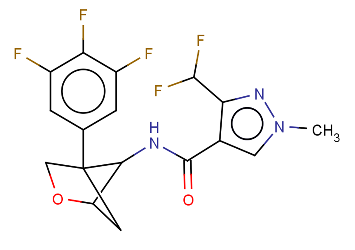 3-(difluoromethyl)-1-methyl-N-[4-(3,4,5-trifluorophenyl)-2-oxabicyclo[2.1.1]hexan-5-yl]-1H-pyrazole-4-carboxamide