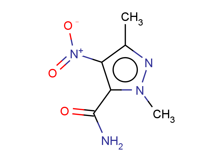 1,3-dimethyl-4-nitro-1H-pyrazole-5-carboxamide
