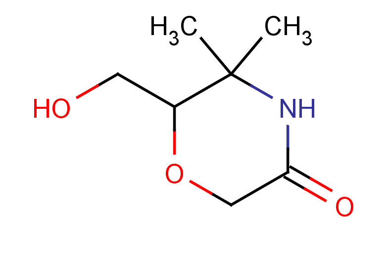 6-(hydroxymethyl)-5,5-dimethylmorpholin-3-one