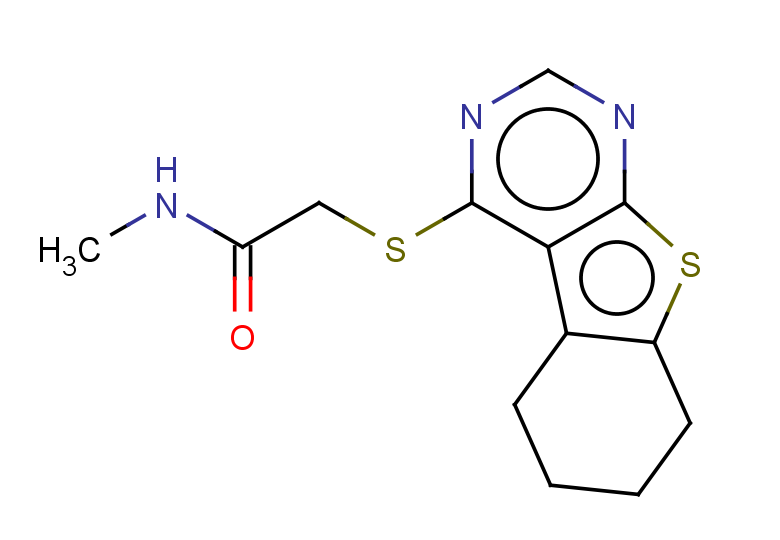 N-methyl-2-{8-thia-4,6-diazatricyclo[7.4.0.0,2,7]trideca-1(9),2,4,6-tetraen-3-ylsulfanyl}acetamide