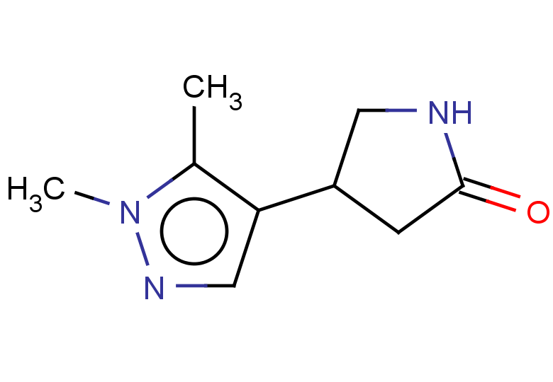 4-(1,5-dimethyl-1H-pyrazol-4-yl)pyrrolidin-2-one