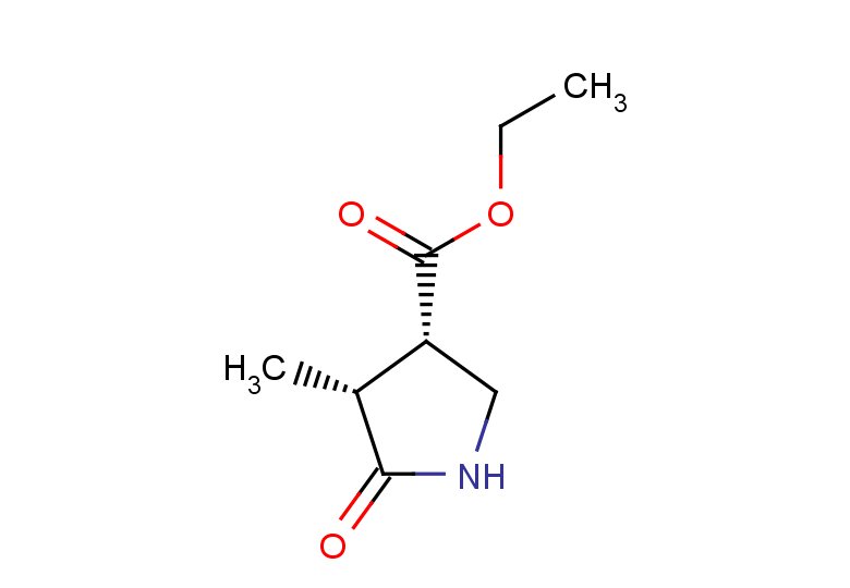 rac-ethyl (3R,4S)-4-methyl-5-oxopyrrolidine-3-carboxylate, cis