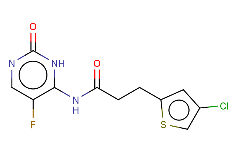 3-(4-chlorothiophen-2-yl)-N-(5-fluoro-2-oxo-2,3-dihydropyrimidin-4-yl)propanamide